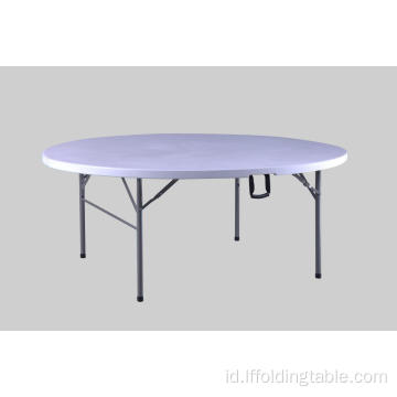 183cm Kualitas Tinggi Plastik Lipat Round Dining table